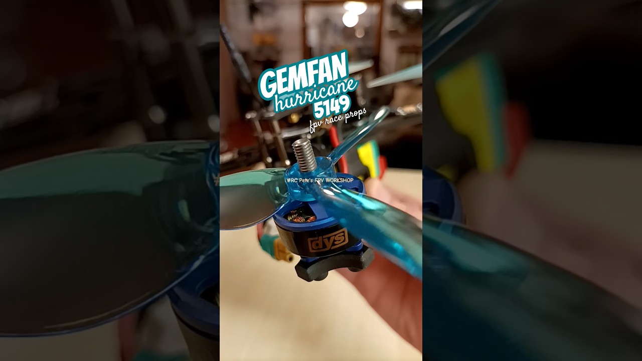 NEW! GEMFAN HURRICANE FPV 5149 RACE PROPS ANALOGUE RACE DRONE REVIEW TEST FLIGHT GETFPV DJI AVATAR