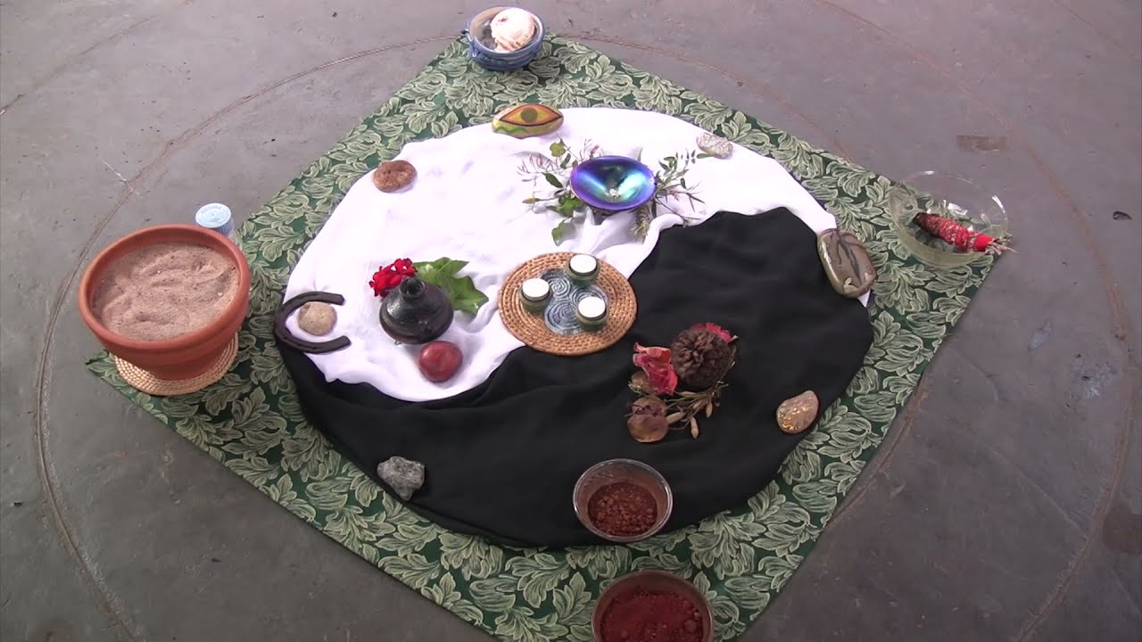 Creating a Womb of Gaia Altar