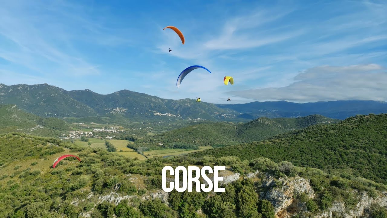 Soaring through the heavens. Korsika 2024. Corse Paragliding