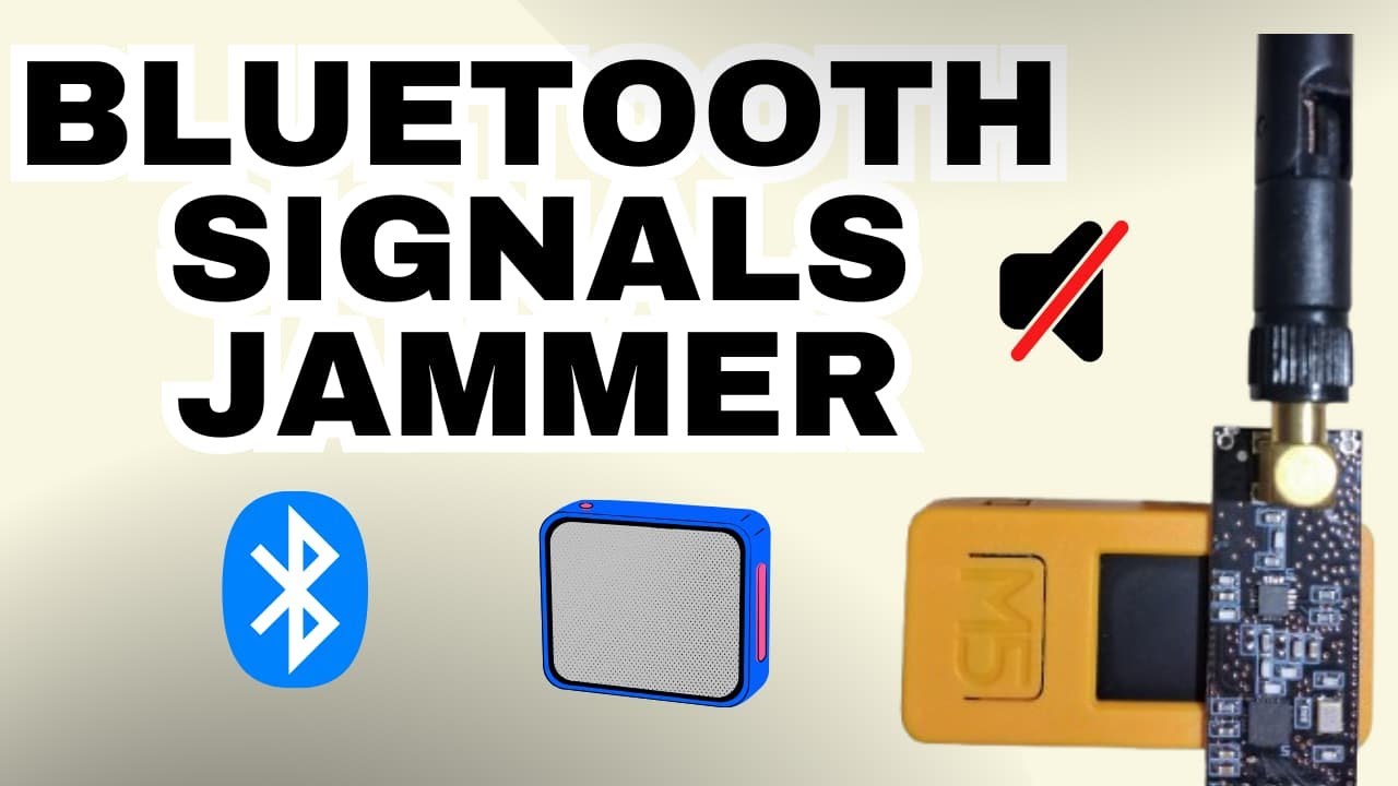 M5STICK C2 + NRF24L01: Jamming All Bluetooth Devices 🔥