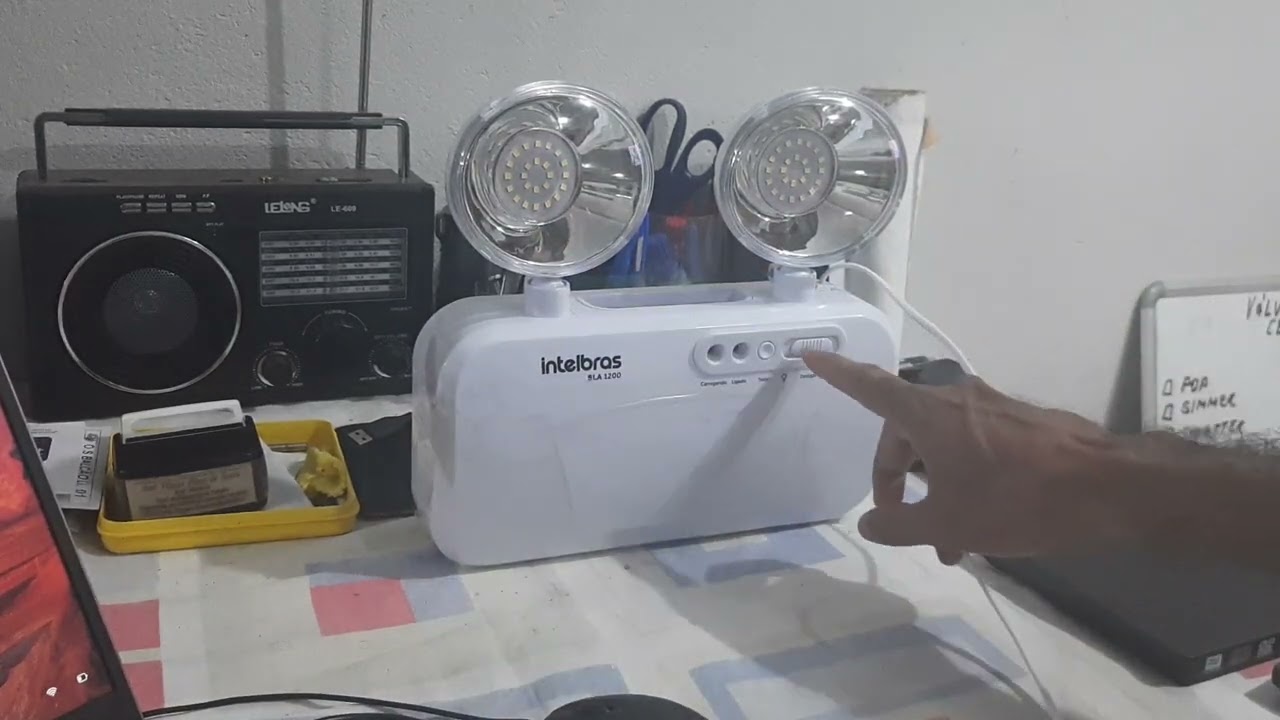 INSTRUÇÃO SIMPLIFICADA [OPERAÇÃO LUMINÁRIAS DE EMERGÊNCIA INTELBRAS]