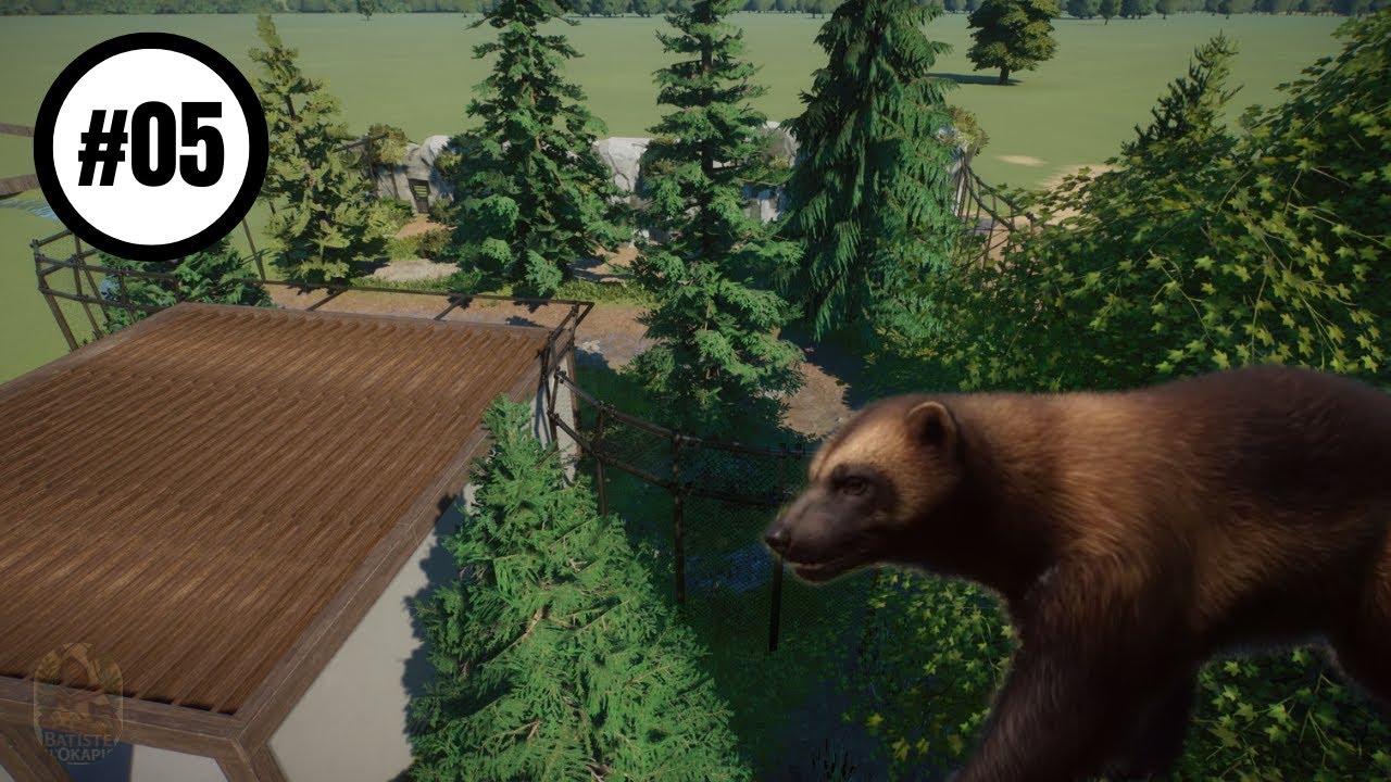 Parco Faunistico della Zebra Reale #05 - Enclos des gloutons - Planet Zoo