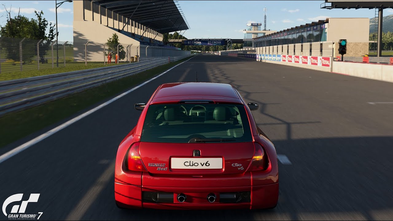 Gran Turismo 7 | Renault Clio V6 24V 2000 - Circuit de Sainte-Croix Layout B [4K PS5]