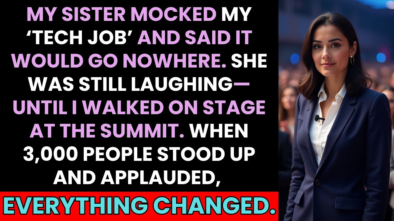 Sister Mocked My Tech Job—Then 3,000 People Stood When I Walked On Stage At Summit