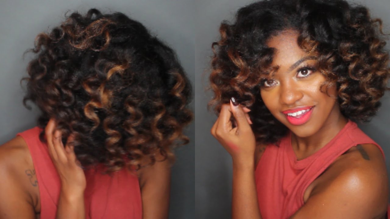 Wand Curls on Natural Hair | LONG LASTING HAIRSTYLE