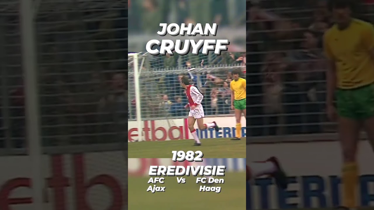 🤍❤️Johan Cruyff 🤍❤️ Ajax - FC Den Haag 9 - 1 (3/21/1982) Competition: