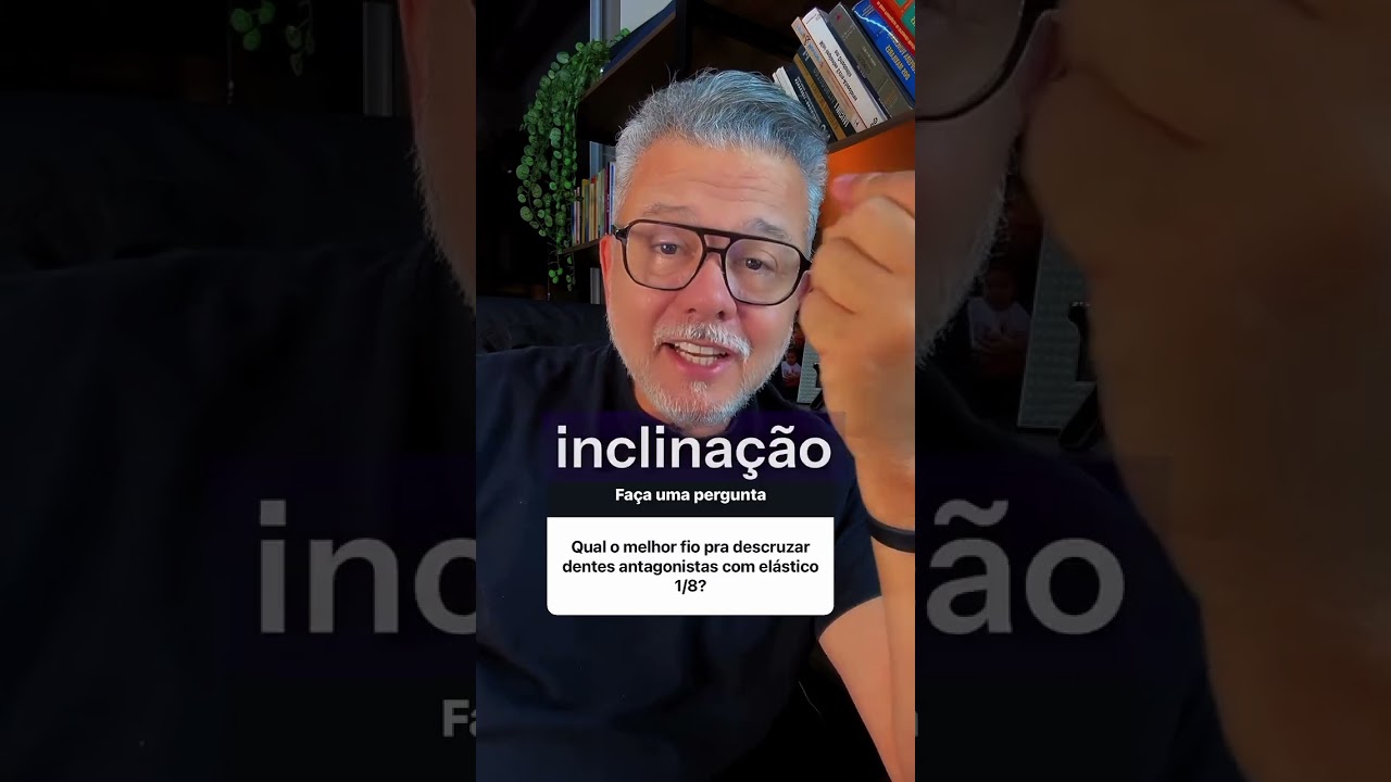 Qual seria o melhor fio para descruzar dente antagonista com el&aacute;stico?