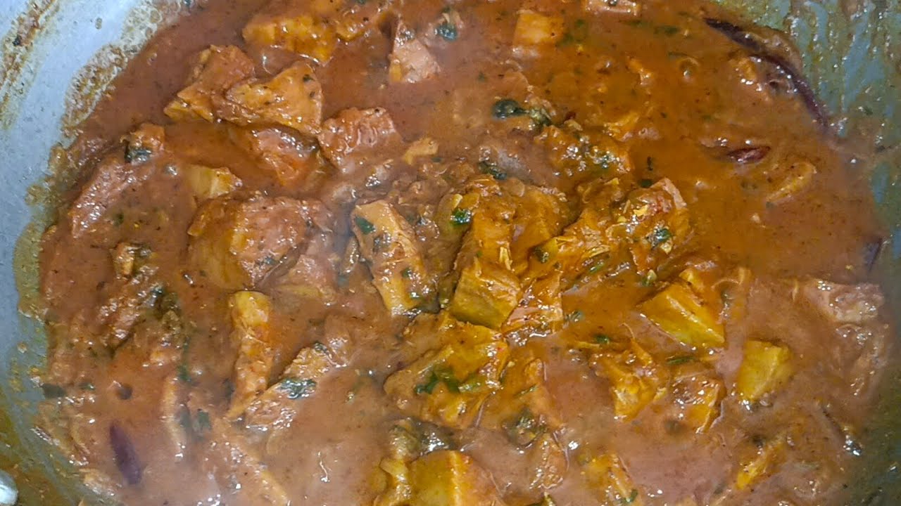 कटहल की सब्जी का यह तरीका आपने कभी नहीं देखा होगा🤯होली स्पेशल😍क्यों सब उंगलियां चाटते रह गए👌🏻😋#viral