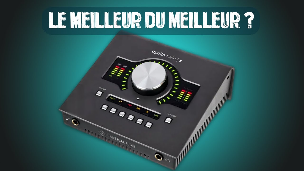 UAD APOLLO TWIN X : LA MEILLEURE CARTE SON ?!
