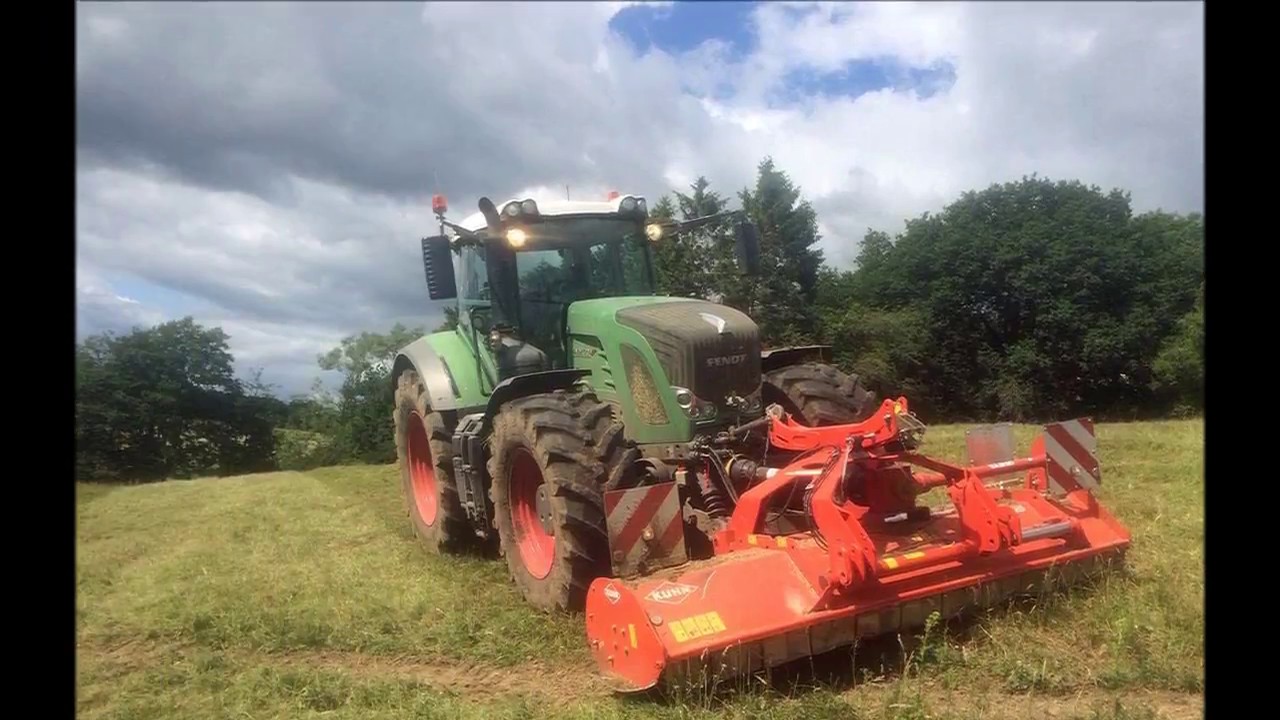 Film der viser BPR 305 PRO Kuhn Mulch i aktion