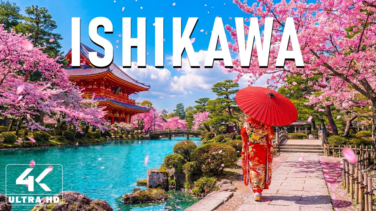 Spring in Ishikawa 4K 🌸 Discover Samurai Districts, Gold Leaf Art & Timeless Zen