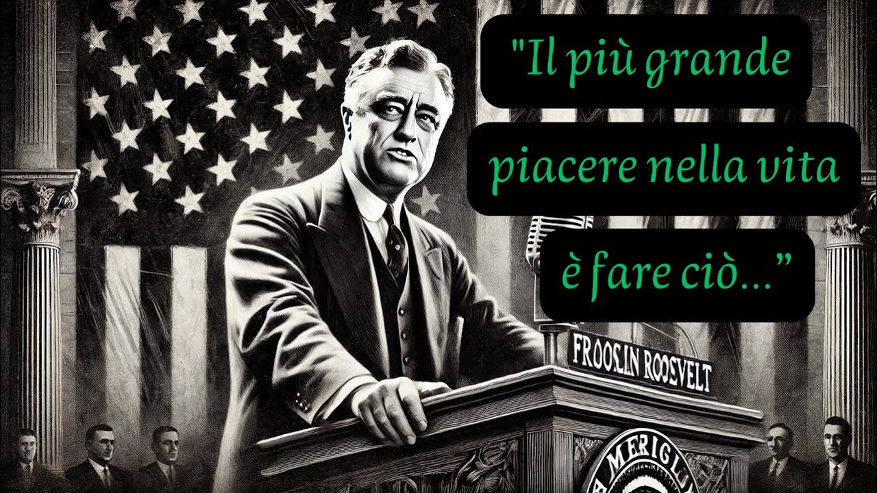 Le Parole che Hanno Cambiato l'America: Citazioni di Roosevelt