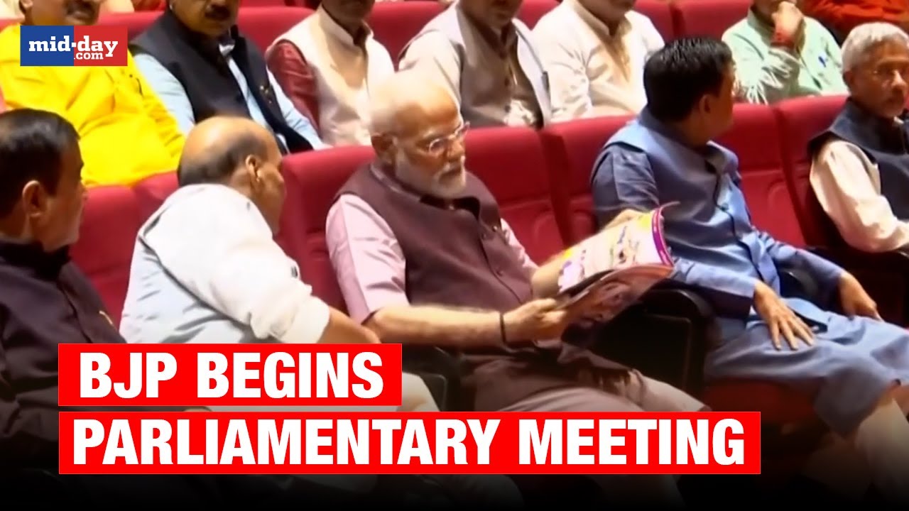 BJP Begins Parliamentary Meeting To Discuss The Strategy For Monsoon Session