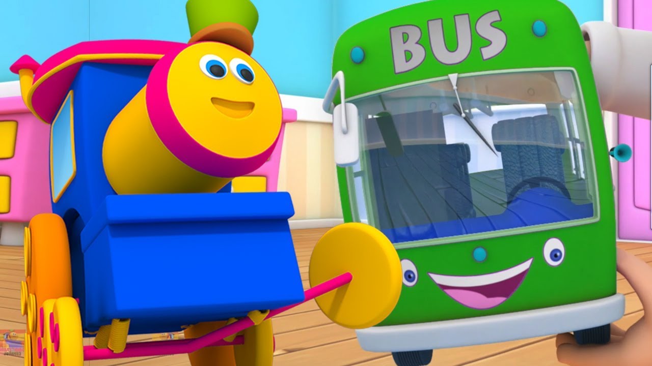 Bob The Train Espanol - Las ruedas del autobús | Canciones infantiles | Bob Train Wheels On The Bus