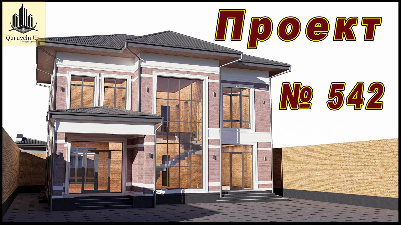 Ikki qavatli Rayta uslubidagi uy loyihasi | Proyekt № 542