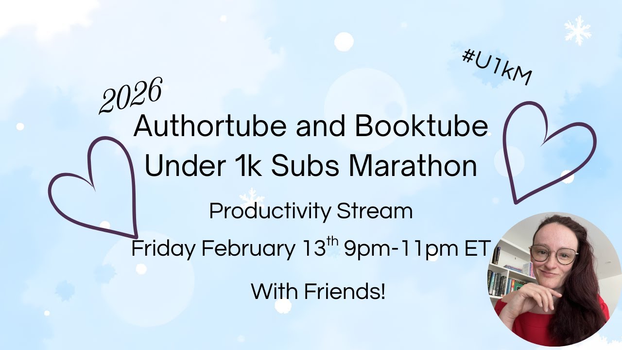 Authortube and Booktube Marathon | Under 1k Reading and Productivity Sprints