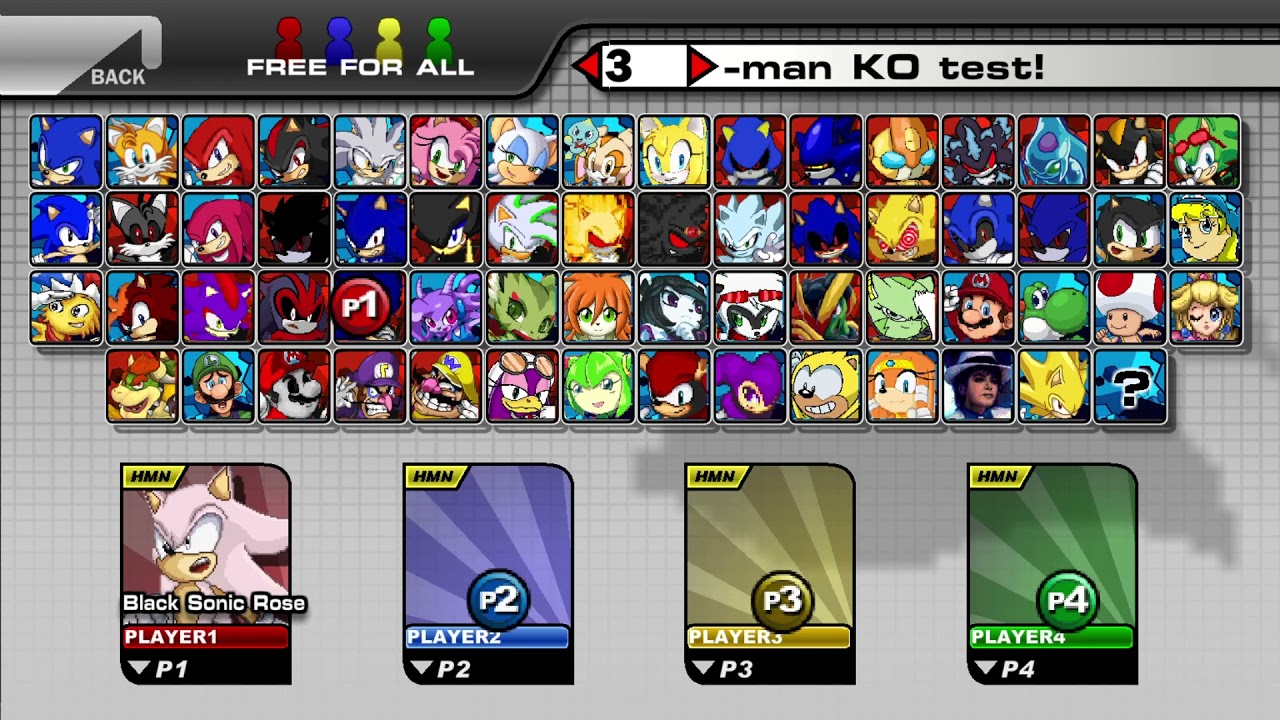 Sonic Smash Flash 2 Official Menu (Final Preview)