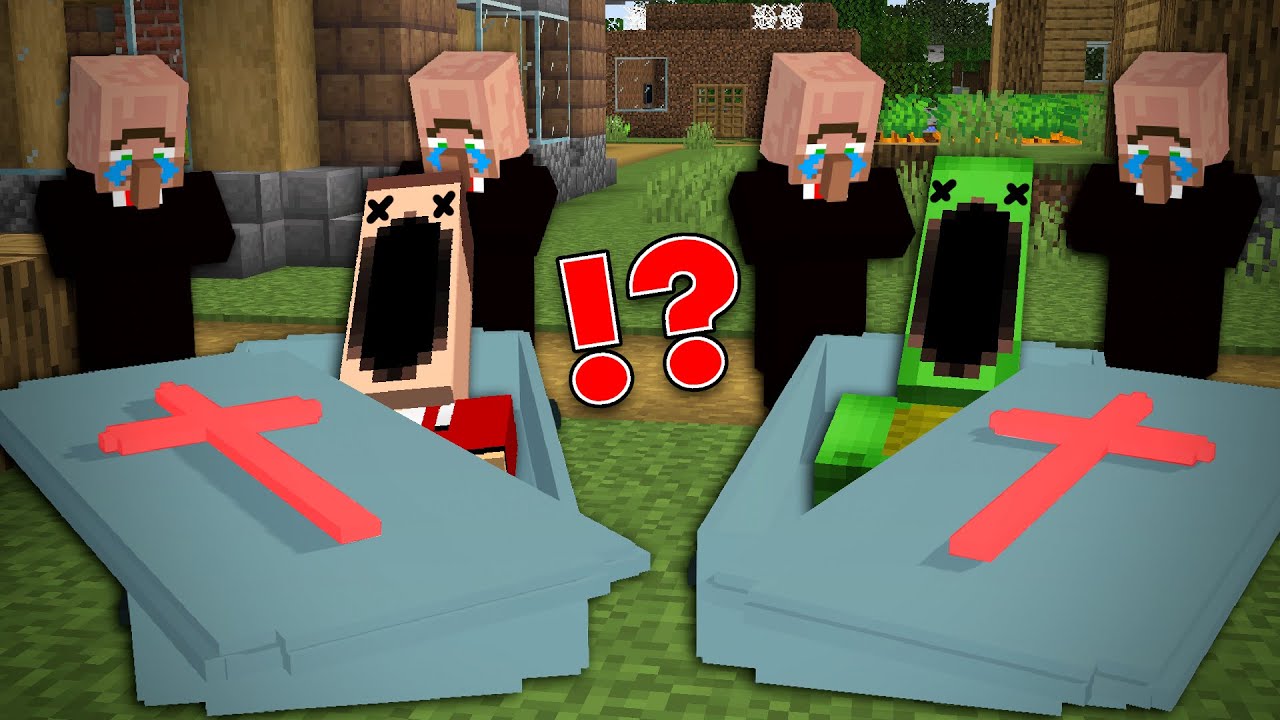 Scary JJ and Scary Mikey Fake Dead ?! (Maizen Compilation)