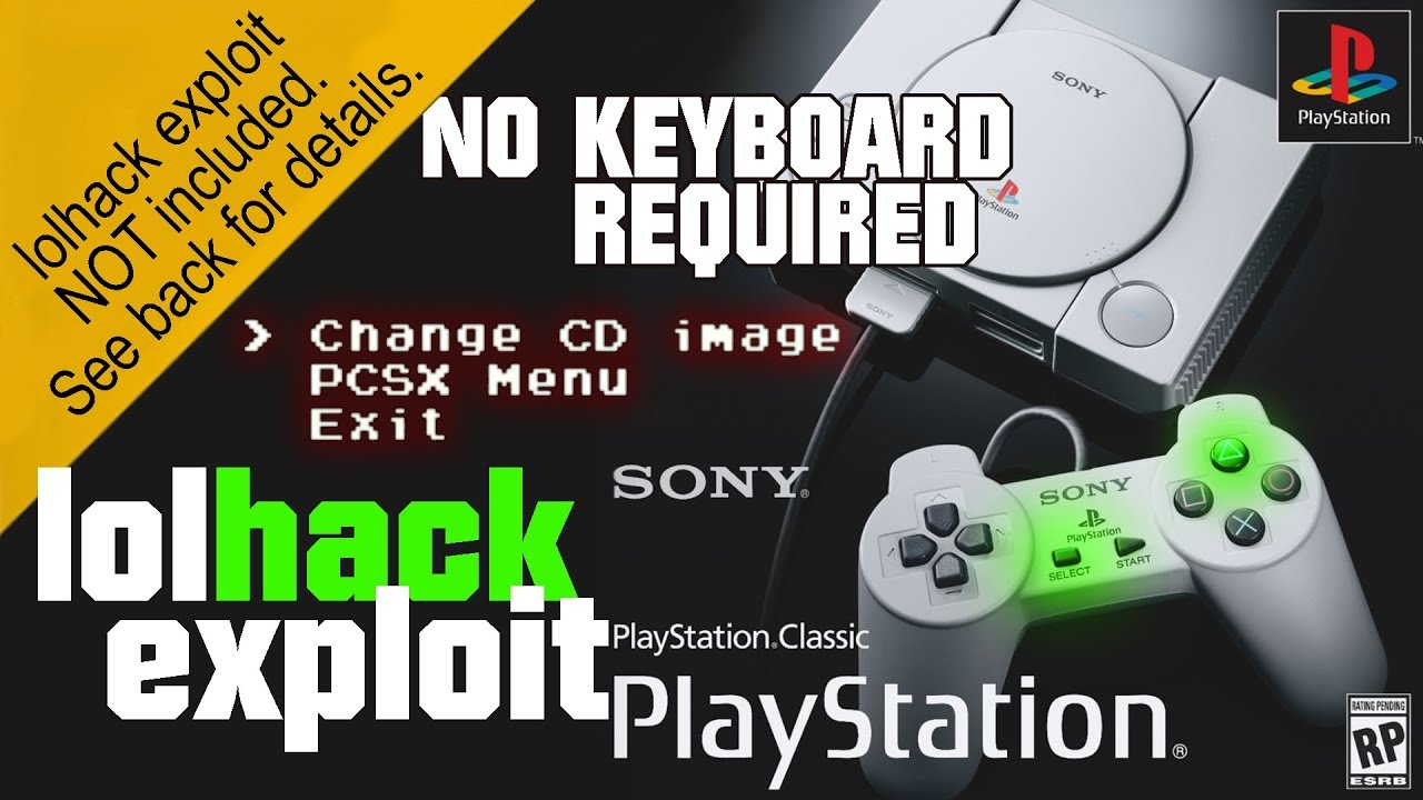 Playstation Classic | Access Debug Menu with controller, no keyboard needed! | lolhack exploit