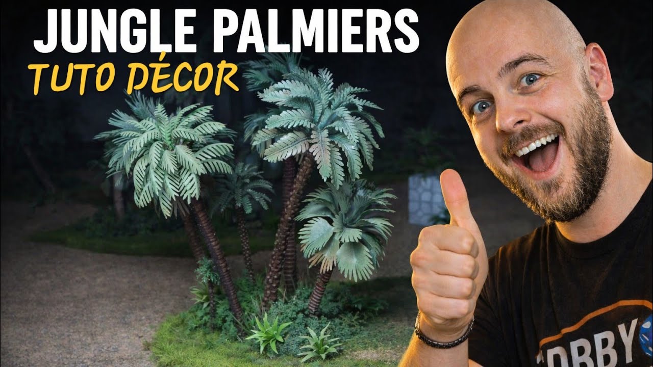 Comment faire une jungle palmiers ?! Tuto Décor Modélisme