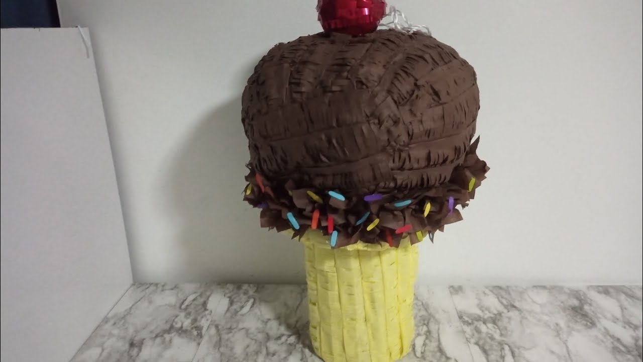 Como hacer una piñata de helado (Ice cream piñata)