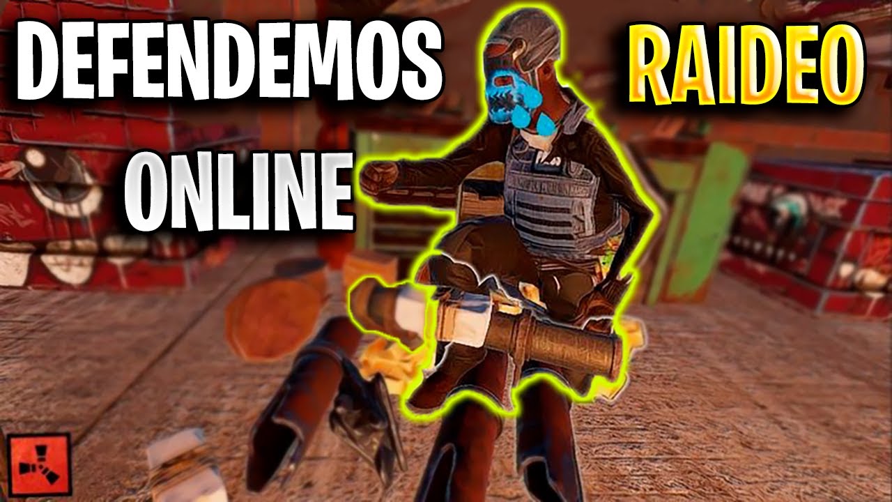 DEFENSA RAIDEO ONLINE CONTRA CLANES / Gameplay rust 2022