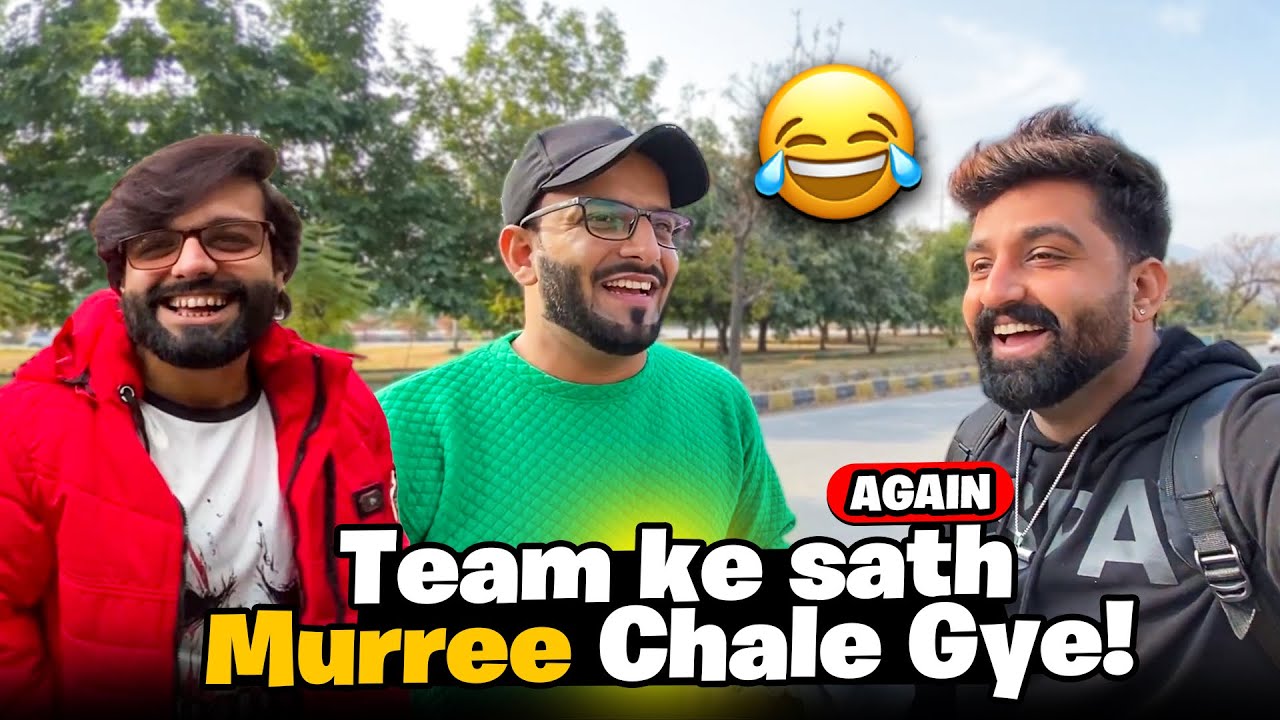 Again Team ke Sath Murree Chale Gye | Vlog in Pakistan | zain Andhera