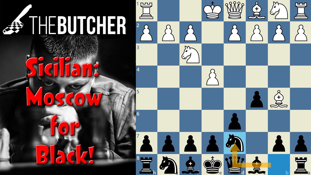 Tricky Sicilian Moscow Variation - 3...Nd7!!