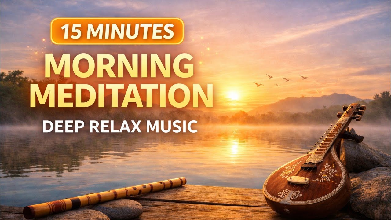🌅 15 Minute Morning Meditation Music | Deep Relaxing Instrumental | Positive Energy & Peace 🧘‍♂️