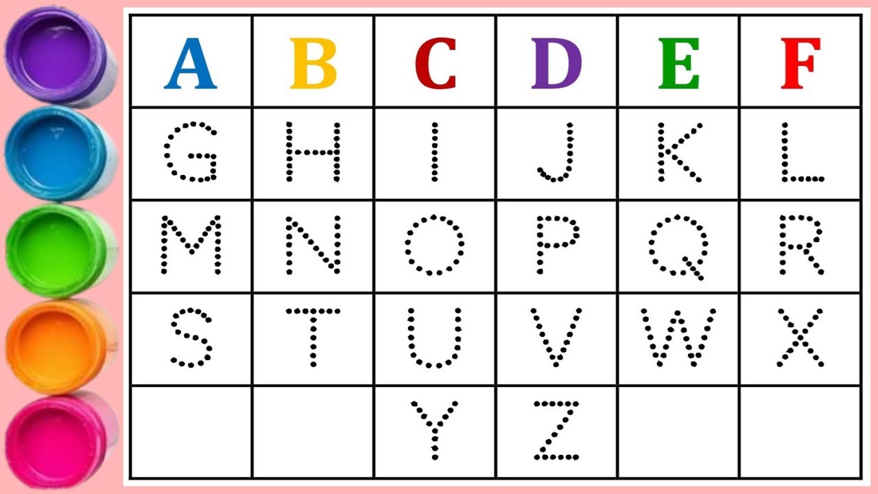 Learn Capital ABC A to Z ✍️ | Tracing Alphabets for Kids | ABC Writing Practice 🌈