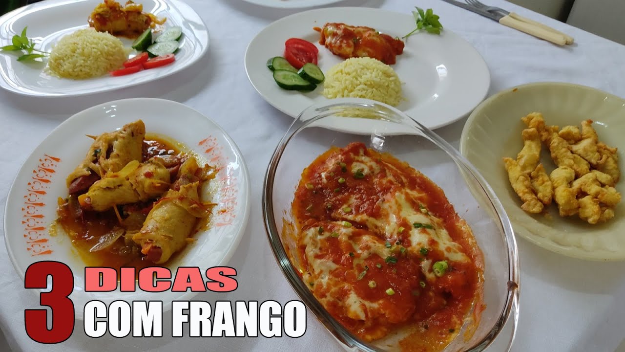 COMO FAZER ISCA DE FRANGO EMPANADO MAIS 2 PRATOS COM PEITO DE FRANGO - RECEITAS DA ROSA