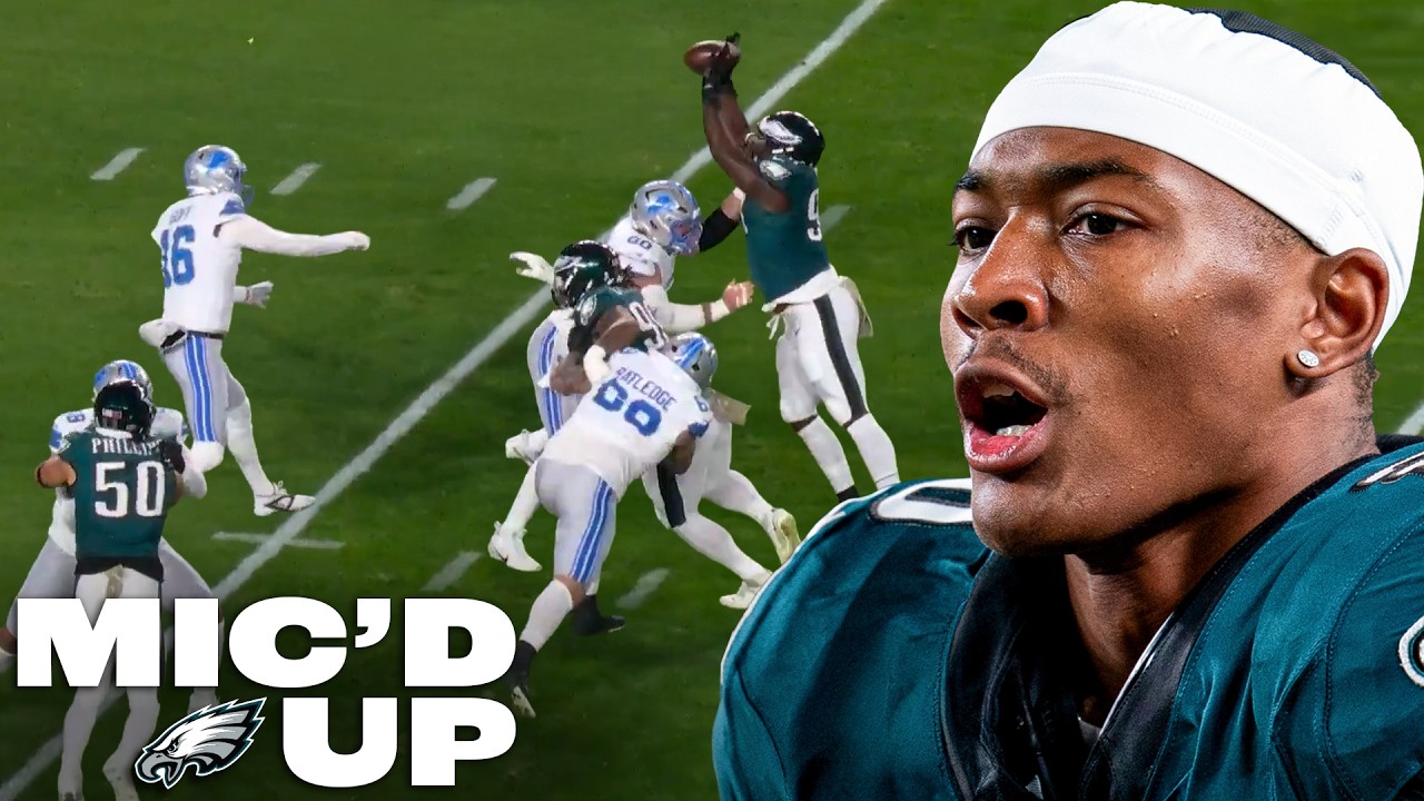 DeVonta Smith Mic'd Up in CRUCIAL Win vs Detroit Lions