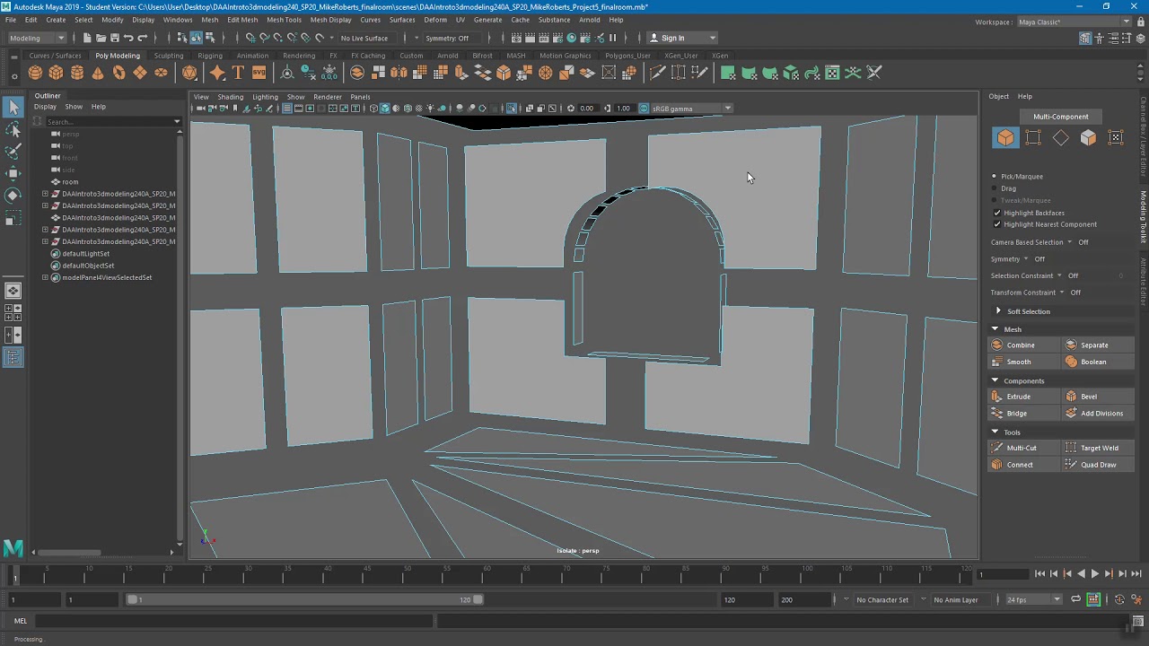 Materials Textures in Maya tiling