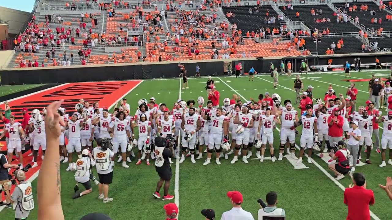 Utah at Oklahoma St. - Victory!! Utah Fight Song!!