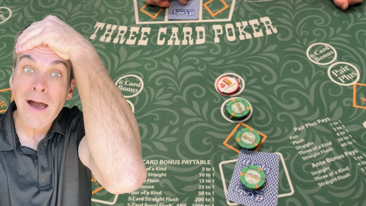 OMG A BLIND MAX BET! | 3 Card Poker