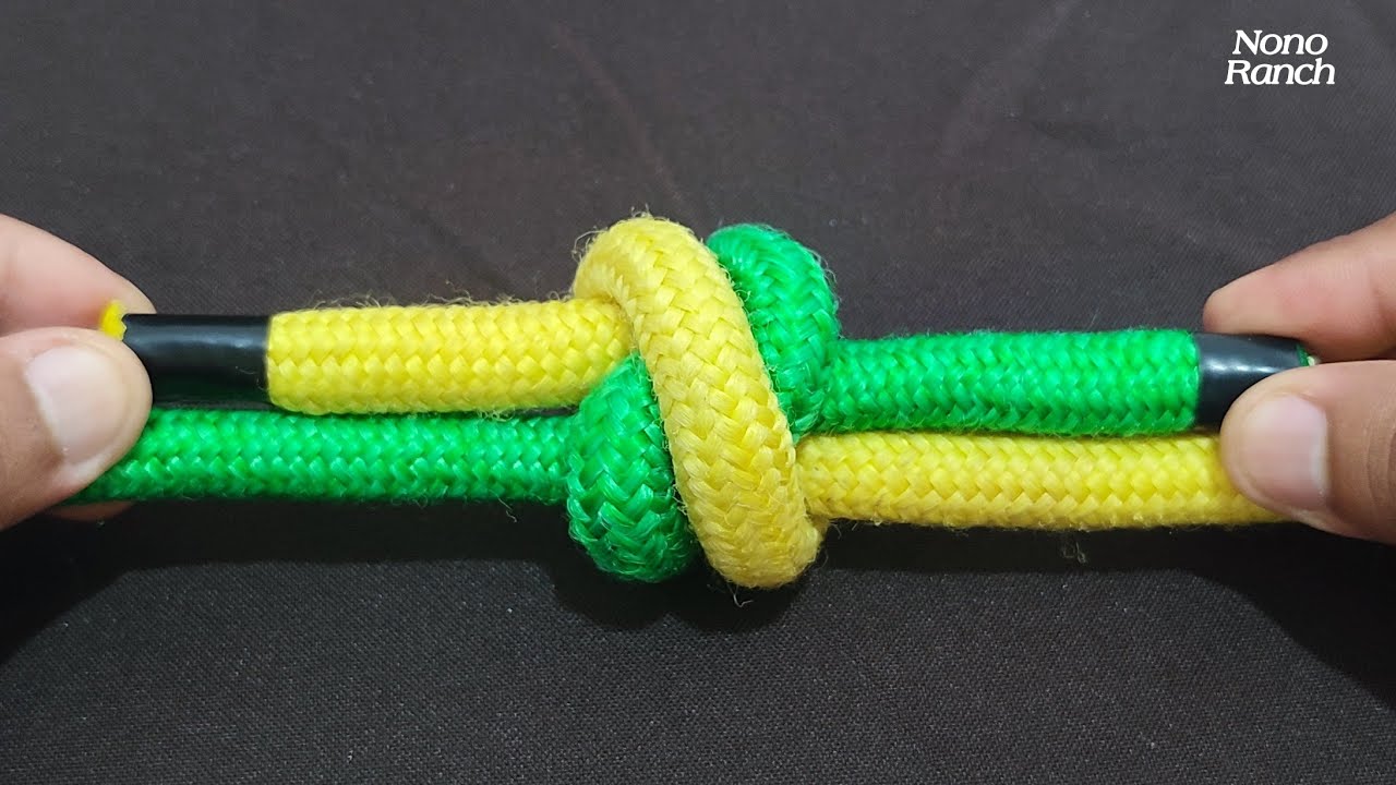 NUDO DOBLE PARA UNIR DOS CUERDAS