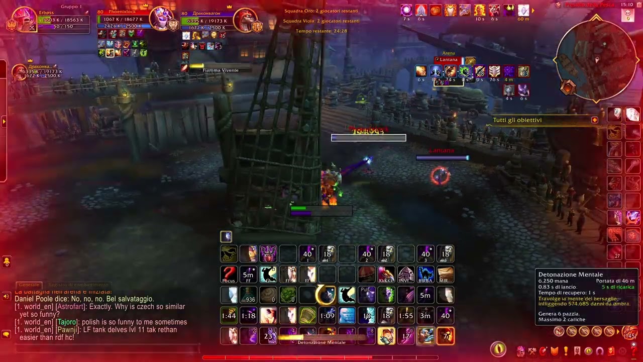 Surviving Affliction + Destruction Warlocks?! | Shadow Priest 2v2