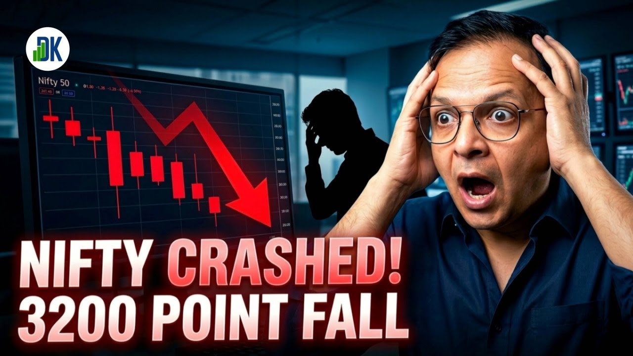 Nifty Crash: Distribution, Liquidity Trap & What Happens Next? | Live with DK Sinha