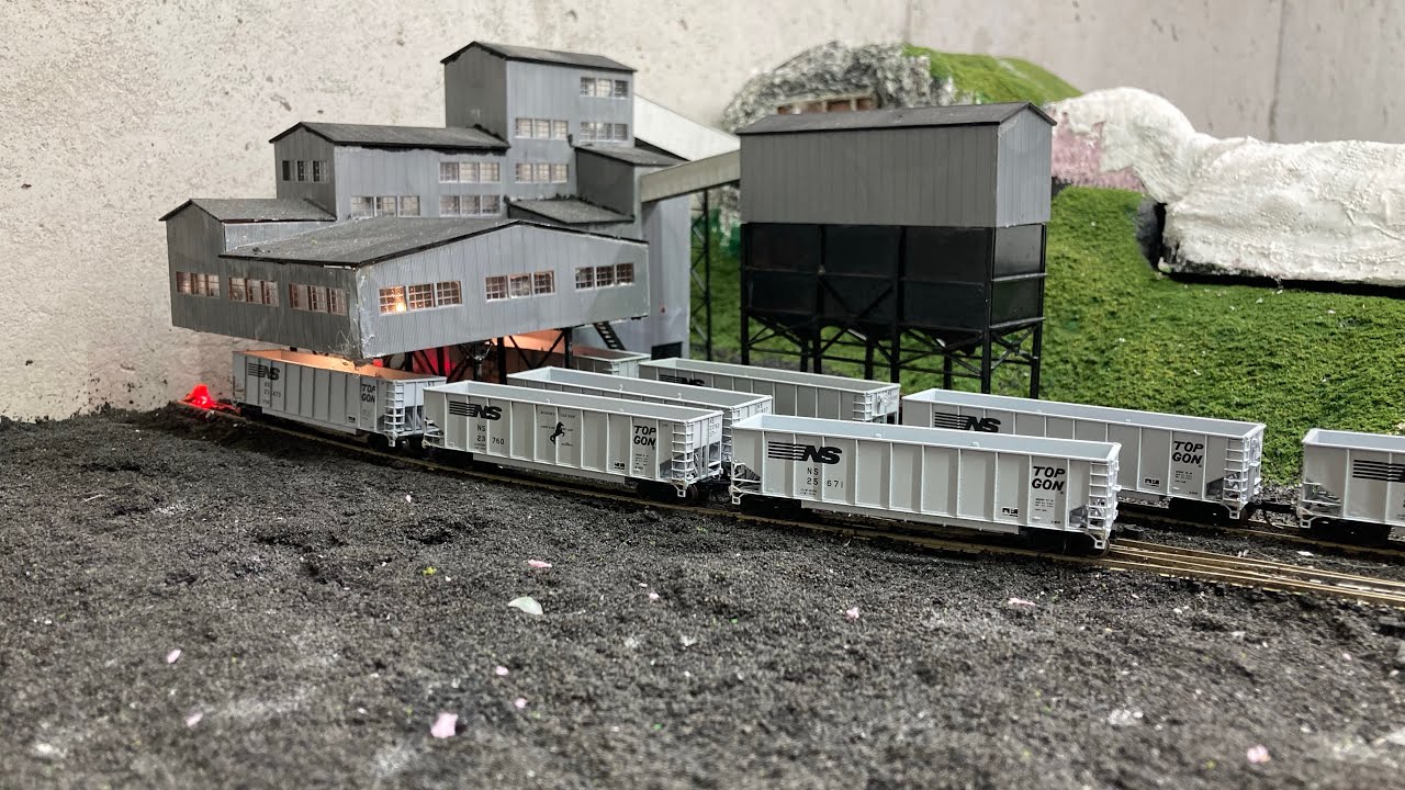 Cool NS train running wrong way