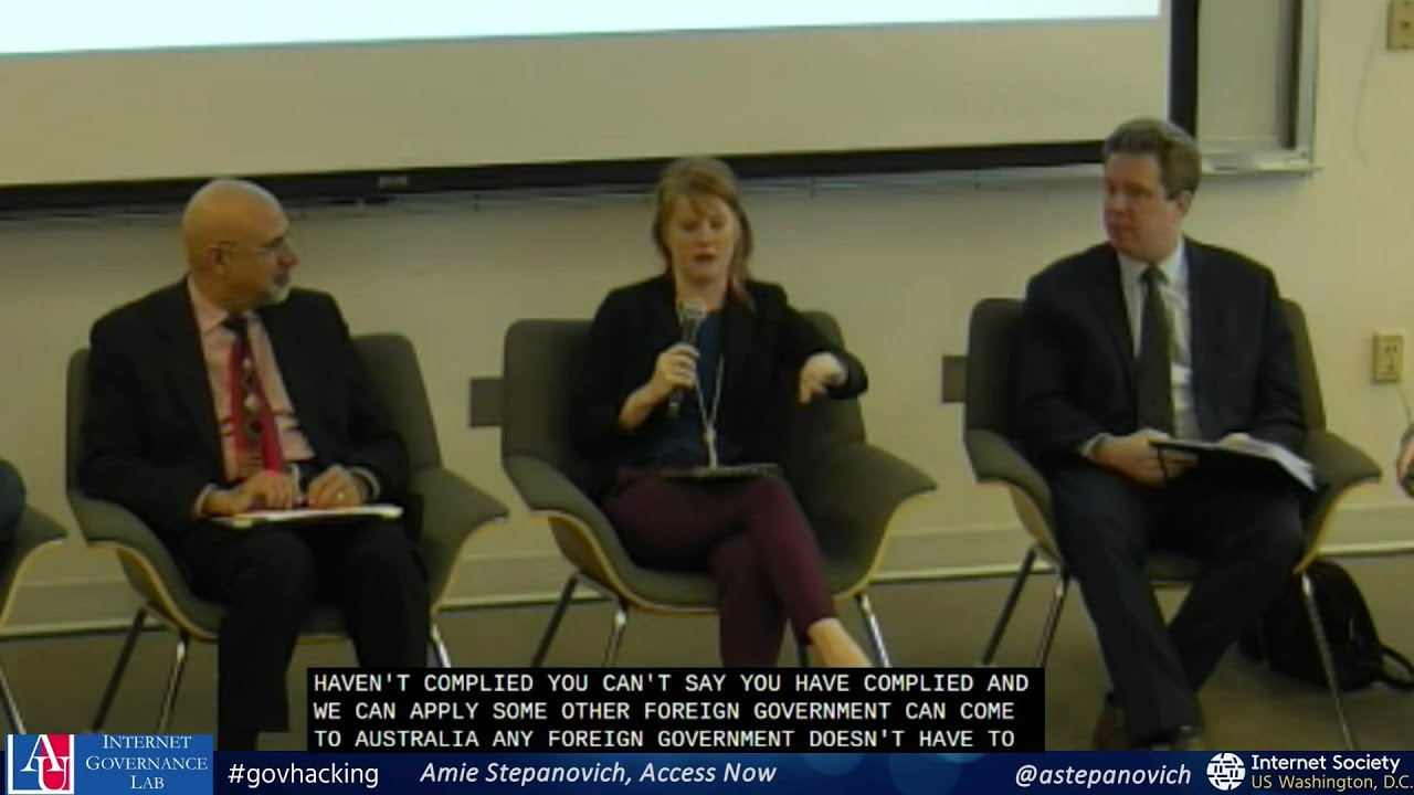 LIVESTREAM: Private Sector Efforts to Curtail Government Hacking of Civilian Targets @CGPC_OU...