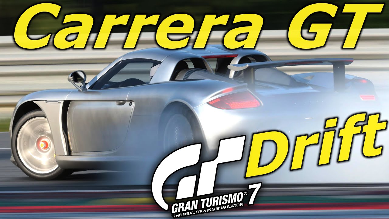 Awesome Realistic Physics - Porsche Carrera GT Drifting - Amazing V10 Sound! - GT7