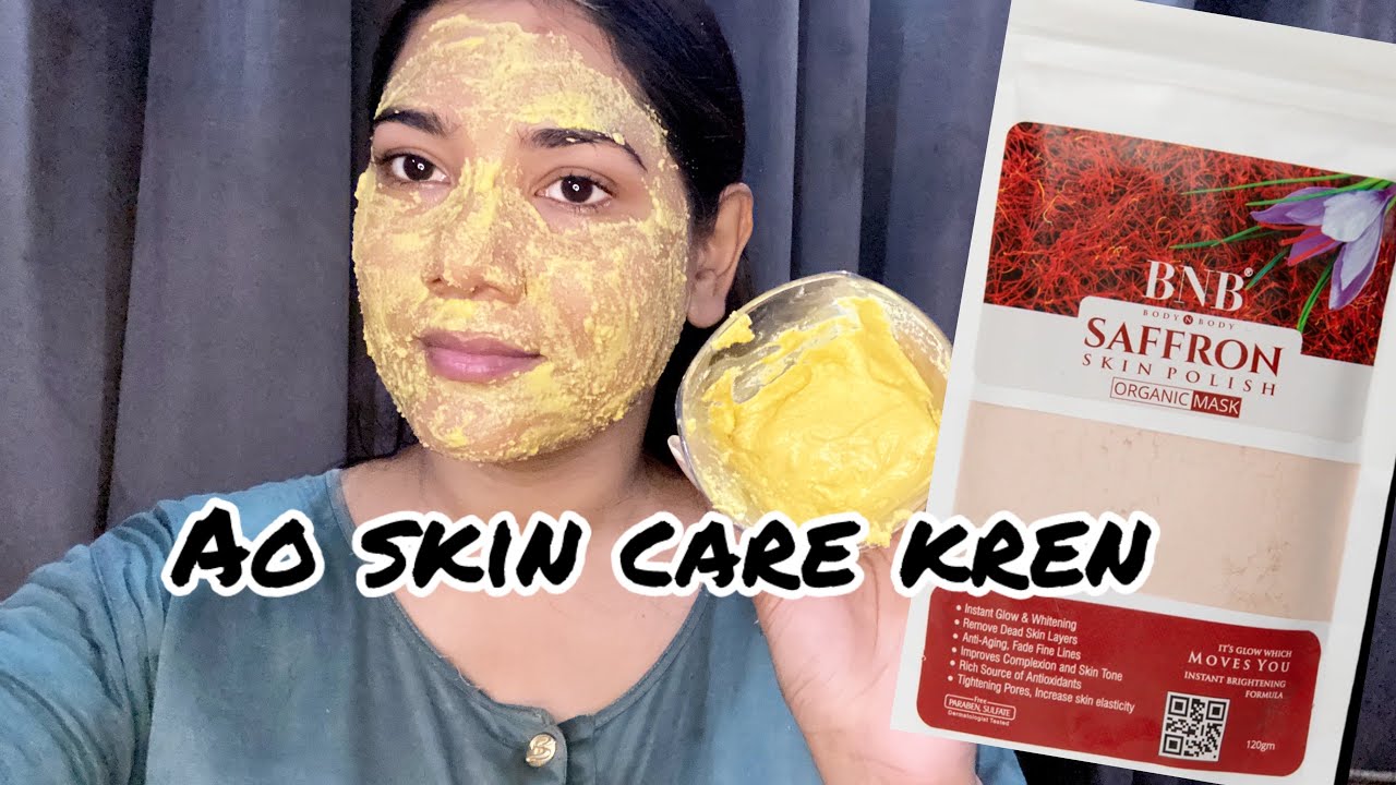 How I pamper my skin with natural ingredients and BNB Saffron Skin Polish #healthyglow #bnb 