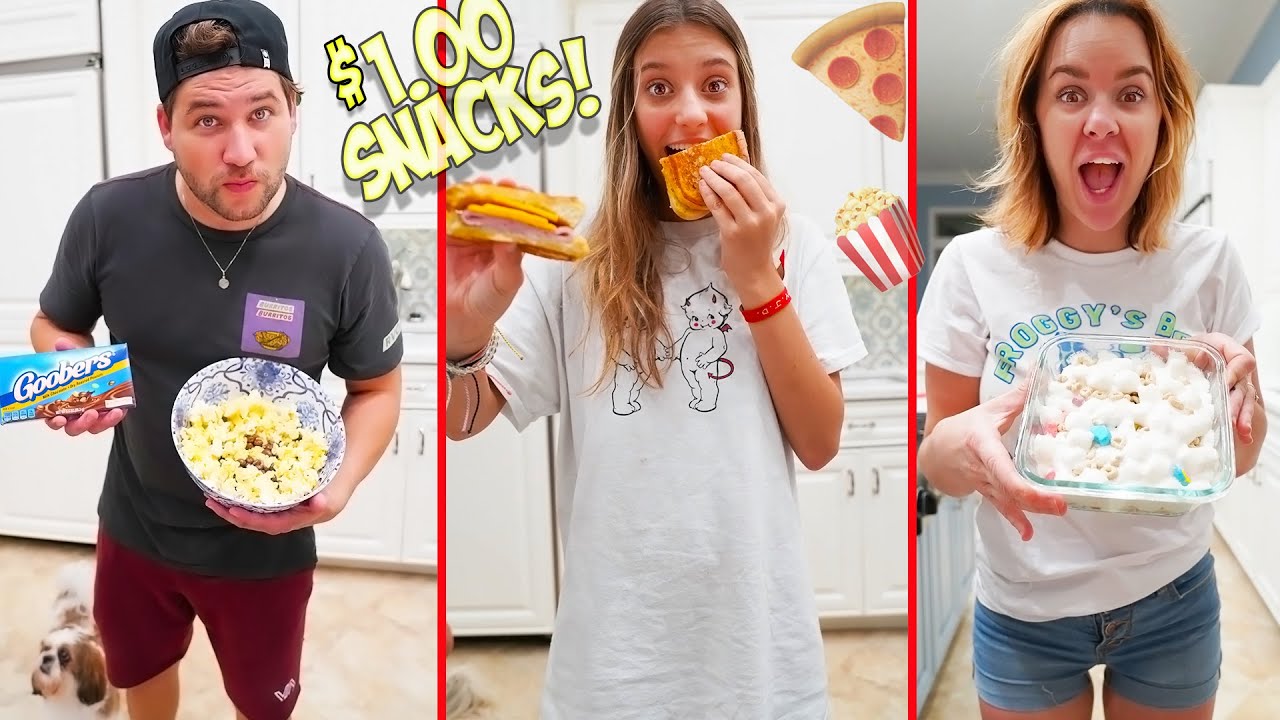 DOLLAR STORE MIDNIGHT SNACK HACKS!!
