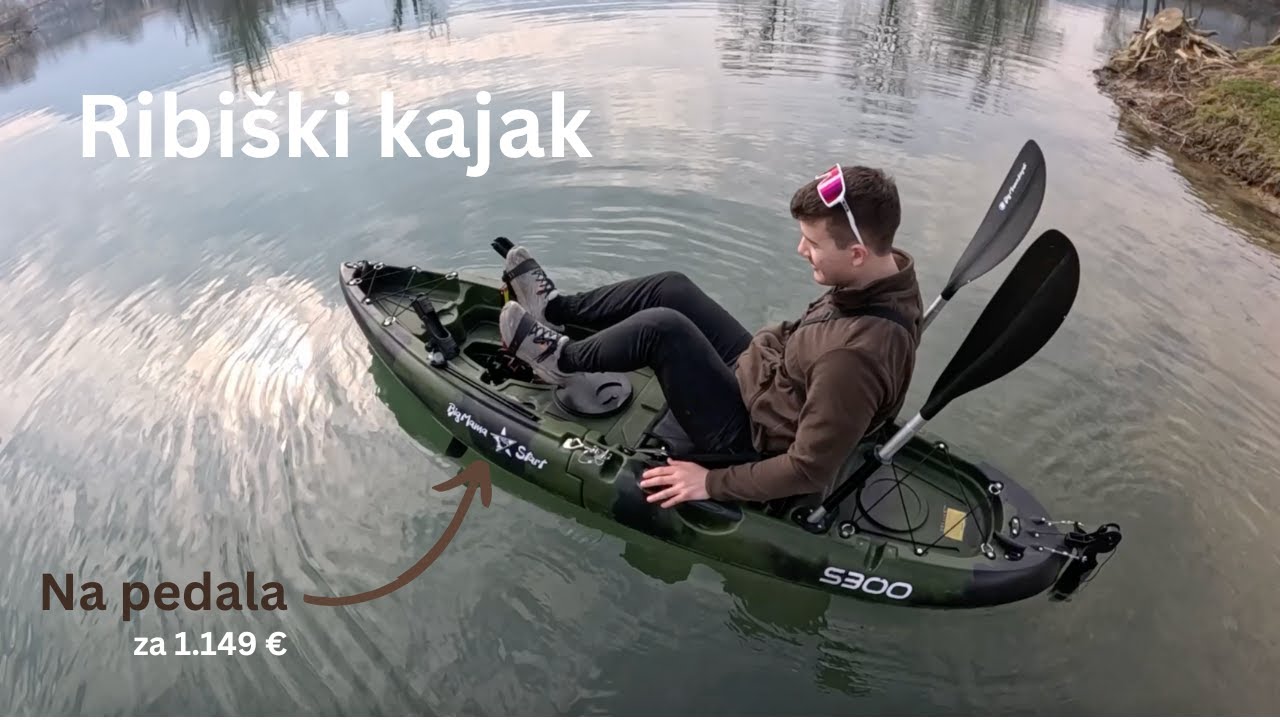 Kupil sem ribiški kajak (na pedala)
