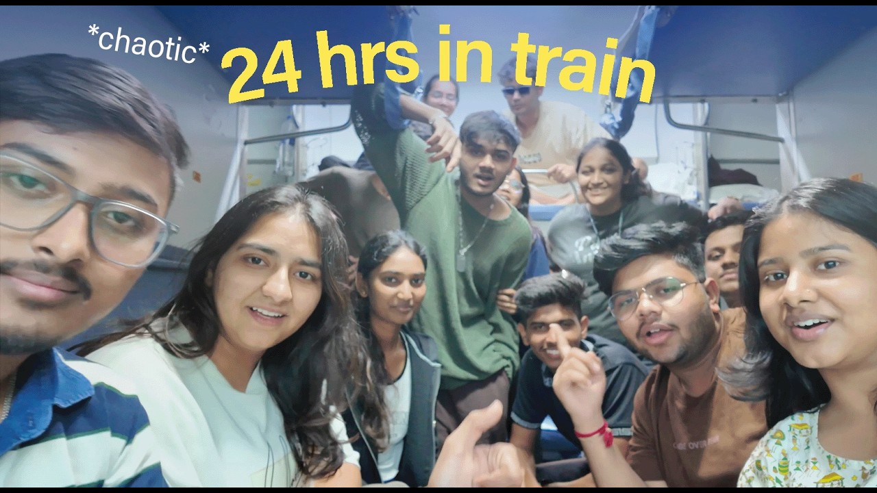 24 HRS IN TRAIN TO KERALA *chaotic*