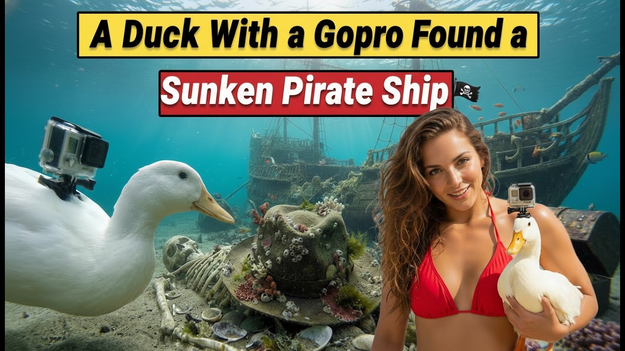 A Duck With a GoPro Found a Sunken Pirate Ship