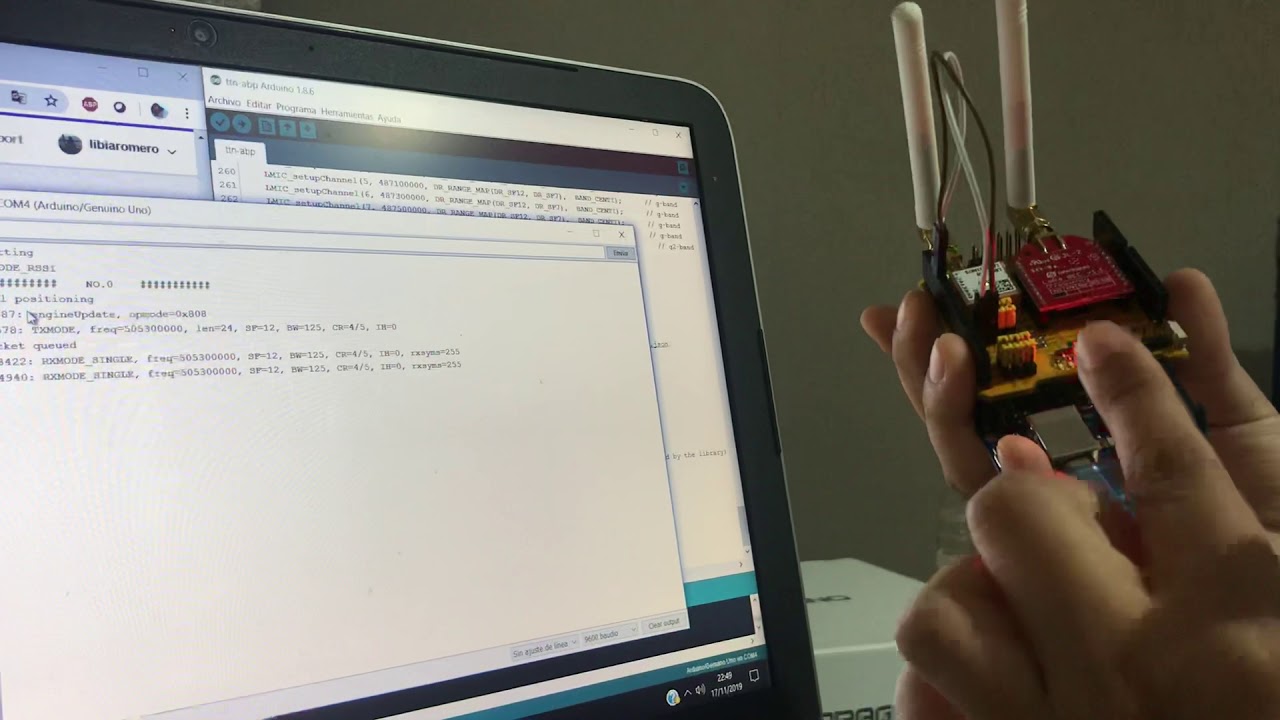 LoRa GPS Shield Dragino