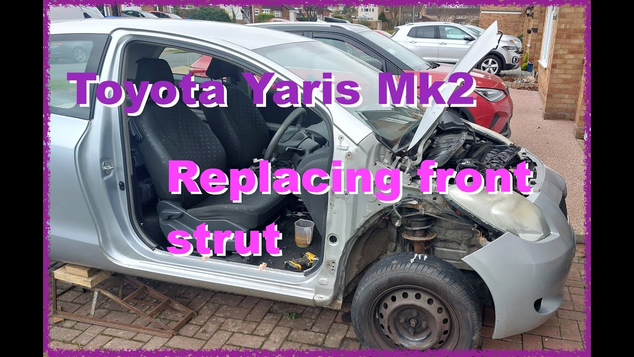 Toyota Yaris Mk2 XP90 front strut - assemble and fit
