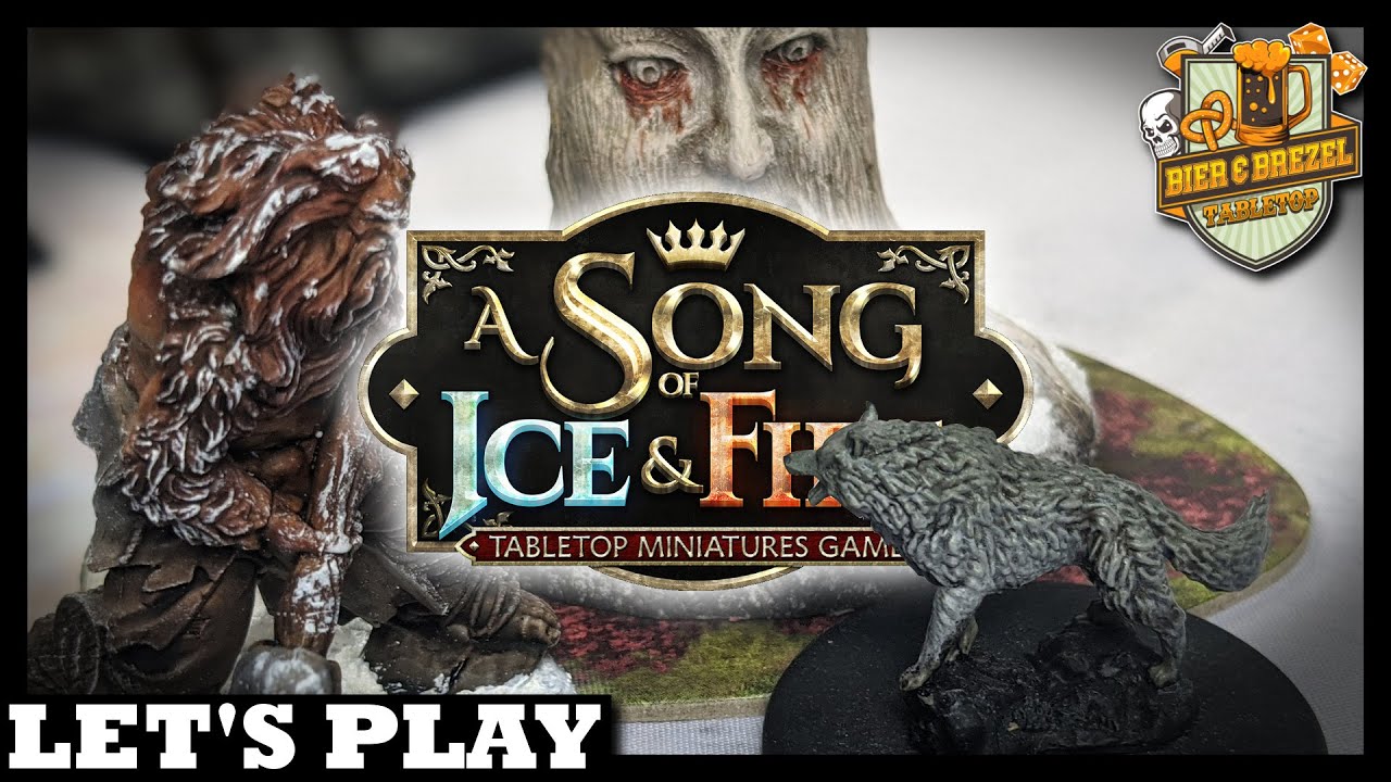 Let's Play A Song of Ice and Fire TMG | Free Folk vs Haus Stark | Tabletop Spielbericht