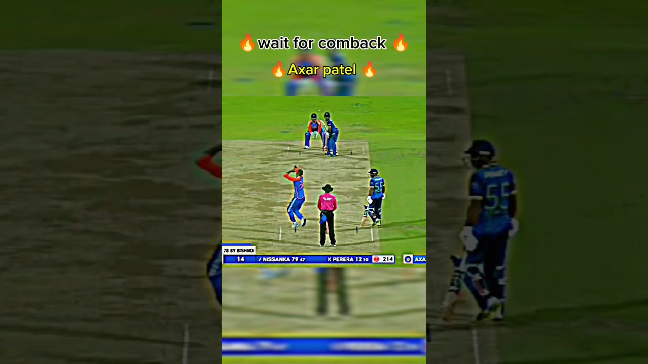 Axar patel showing level bowling 🥵🥶🔥#trendingshorts  #viralshort #youtubeshorts #viral #shorts